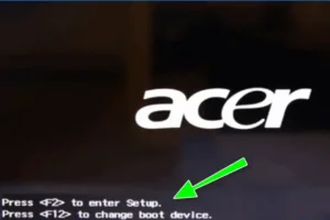 як зайти в BIOS на ноутбуці Acer